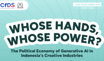 Whose Hands, Whose Power? The Political Economy of Generative AI in Indonesia's Creative Industries